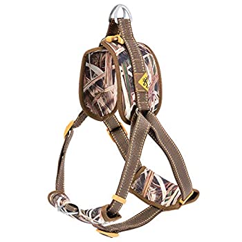 【中古】【輸入品・未使用】Browning パッド入り犬用ハーネス ハンティングドッグハーネス パッド入りストラップ 迷彩 シャドーグラスブレード ミディアム S ブラウン