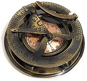 【中古】【インポート品・未当て嵌める】NauticalMart サンダイヤルコンパス 益荒男金管楽器サンダイアル