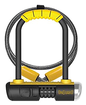 【中古】【輸入品・未使用】Onguard Bulldog Mini Combo Lock w/ 4' X10mm Cable - yellow%ｶﾝﾏ% one size by OnGuard