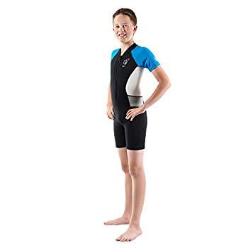 【中古】【インポート品・未当て嵌める】Seavenger Kids 2?粍 UV保護すること用多彩な熱Swim Suits Shorty アウトドア-スポーツ・アウトドア
