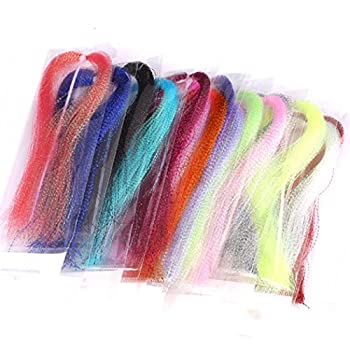 【中古】【輸入品・未使用】Mizugiwa 150Pcs/Bag Crystal Flash Fly tying material Krystal Fishing Lure Tying Making｜ムジカ＆フェリーチェ店