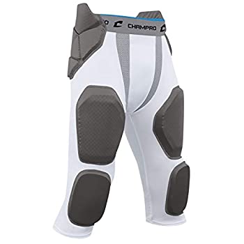 【中古】【インポート品・未当て嵌める】(YOUTH-Medium%ｶﾝﾏ% White) - CHAMPRO Adult Man-Up Integrated 7 Pad Girdle