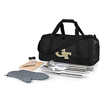 【中古】【インポート品・未当て嵌める】NCAA Georgia Techピクニック第四次元BBQ一揃いの道具Cooler Tote with丸焼き\u0026付属物