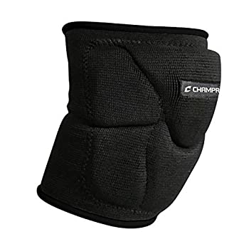 【中古】【輸入品・未使用】Champroスポーツpro-plus 6?%ﾀﾞﾌﾞﾙｸｫｰﾃ%低プロファイルバレーボール膝パッドdri-gearブラック、S - L