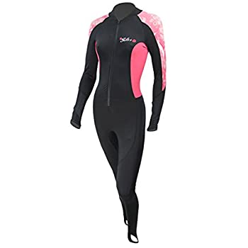 【中古】【輸入品・未使用】Tilos Full Body Snorkeling Swim Lycra Skin Full Suit Wetsuit - Long Legs Long Sleeves for Women UV Sun Protection (Coral%カンマ% M)|ムジカ&フェリーチェ店