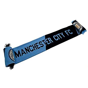 【中古】【輸入品・未使用】マンチェスター・シティFC プレミアリーグ公式ニットマフラー VT