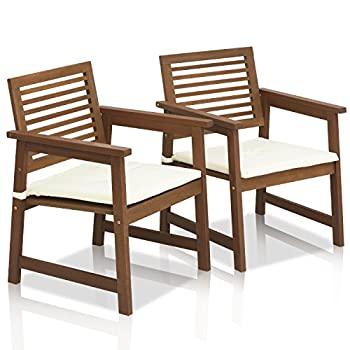 【中古】【輸入品・未使用】Furinno FG161249 Tioman Hardwood Outdoor Armchair with Cushion%ｶﾝﾏ% Natural 141［並行輸入］