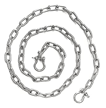 【中古】【輸入品・未使用】ステンレススチール316アンカーチェーン3?/ 8?%ﾀﾞﾌﾞﾙｸｫｰﾃ%または10?mm by 6?' Long with品質Shackles｜ムジカ＆フェリーチェ店 34,543円