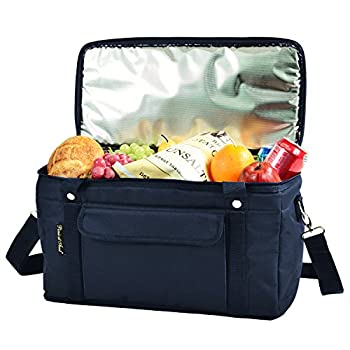 【中古】【輸入品・未使用】Picnic at Ascot 8025-BLB 42 缶ハイブリッド セミリジッド 折りたたみクーラー ネイビー/ホワイト 35,429円