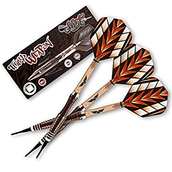 【中古】【インポート品・未当て嵌める】Shot! Darts ソフトティップダーツ ― トライバルウェポン ソフトティップダーツ 向こう正面掛け目 19g ウォルフラム90%バレル
