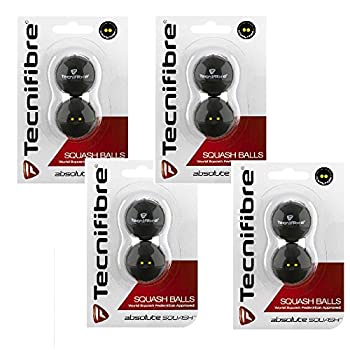 【中古】【輸入品・未使用】Tecnifibre Double Yellow Dot Squash Balls - 8 Pack 15,573円