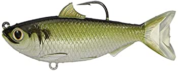 【中古】【インポート品・未当てはめる】(11珊 %ｶﾝﾏ% Green/Bronze) - LIVE TARGET Threadfin Shad Soft Plastic Swimbait