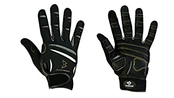 【中古】【輸入品・未使用】マーショーン・リンチ 公式グローブ - Bionic グローブ Beast Mode 男性用 5本指 フィットネス / リフティンググローブ ナチュラルフィットテク