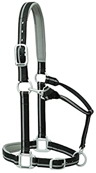 【中古】【輸入品・未使用】Weaver Leather Nylon Padded Reflective Adjustable Horse Halter%ｶﾝﾏ% Black%ｶﾝﾏ% Small
