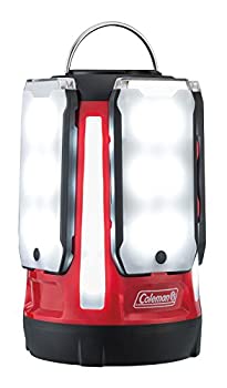 【中古】【輸入品・未使用】コールマン(Coleman) ランタン クアッドマルチパネルランタン LED 乾電池式 約800ルーメン レッド 2000031270