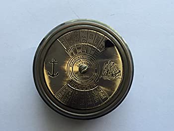 【中古】【インポート品・未当て嵌める】ヴィンテージ金管楽器Calender羅針儀NAUTICALMART