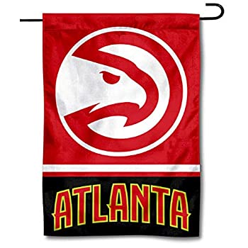 【中古】【輸入品・未使用】Atlanta Hawks Double Sided Garden Flag