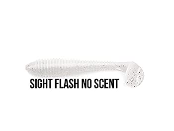 【中古】【輸入品・未使用】(Sight Flash) - Keitech Swing Impact Fat 12cm Paddle Tail Swim Bait 5 PackSelect Colour Mens