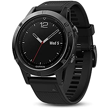 【中古】【輸入品・未使用】Garmin Fenix 5 Sapphire Watch Black With Black Band%ｶﾝﾏ% One Size [並行輸入品]
