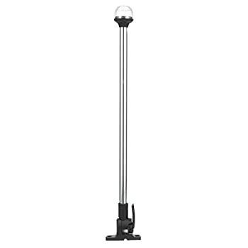 【中古】【輸入品・未使用】Attwood All-Around Fold-Down Incandescent Anti-Glare Lens Light - 50cm Aluminium Pole - 12V - Horizontal Composite Base