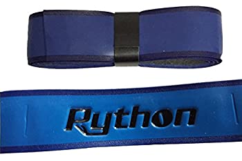 【中古】【インポート品・未当て嵌める】Python%ﾀﾞﾌﾞﾙｸｫｰﾃ%晴れ晴れしい%ﾀﾞﾌﾞﾙｸｫｰﾃ%ラップラケットボールグリップ(黒いこと、青み、白いこと) 青み