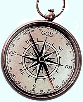 【中古】【輸入品・未使用】神は私のガイドコンパスwith Display Stand -- Unique | Uplifting | Heavenly Gift of Faith。