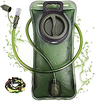 【中古】【輸入品・未使用】Hydration Bladder 2 Liter Leak Proof Water Reservoir%ｶﾝﾏ% Military Water Storage Bladder Bag%ｶﾝﾏ% BPA Free Hydration Pack Replacement%ｶ