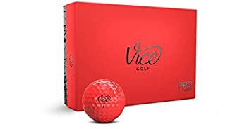 【中古】【輸入品・未使用】Vice Golf プロゴルフボール One Dozen レッド|ムジカ&フェリーチェ店