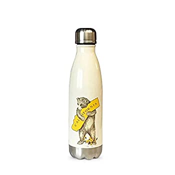 【中古】【インポート品・未当てはめる】I Love California Bear Hug ステンレススチールウォーターボトル アンティーク白いこと