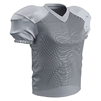 【中古】【インポート品・未当て嵌める】(3X-Large%ｶﾝﾏ% Silver) - CHAMPRO Stretch Polyester Practise Football Jersey ウェア-スポーツ・アウトドア-アメリカンフットボール