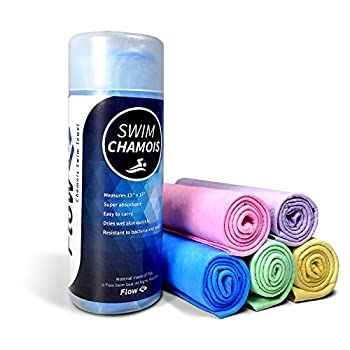 【中古】【インポート品・未当て嵌める】Flow Swim Chamois 速乾西洋手ぬぐい 水浴び 飛び込み競技 トライアスロン 余分の物のお水運動競技用 (青み)