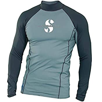 【中古】【輸入品・未使用】ScubaproメンズUPF 80?t-flex長袖ラッシュガード|ムジカ&フェリーチェ店