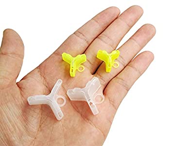 【中古】【輸入品・未使用】(White&Yellow-80pcs) - 80/200pcs Fishing Hook Bonnets Treble Hook Covers for Standard Hook Sizes 1/0 84Sizes%ｶﾝﾏ%Yellow and White Avail 11,999円