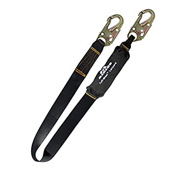 【中古】【輸入品・未使用】MADACO 屋根の建設が保護ヘビーデューティ産業安全内部ショックパック6FTスナップフックストラップANSI OSHA L-613-02B-HSを吸収