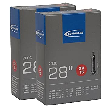 【中古】【インポート品・未当て嵌める】2本書き割り SCHWALBE(シュワルベ) 700x18/28c 仏式弁膜 40粍 SV15 [並行輸入品]