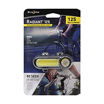 【中古】【インポート品・未当て嵌める】NITE IZE 赤いこと ラディアント 125 申し受ける式 銀輪ともし火