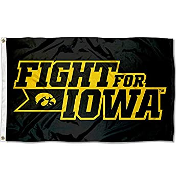 【中古】【輸入品・未使用】Iowa Hawkeyes Fight Forアイオワ州フラグ