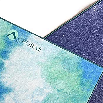 【中古】【インポート品・未当て嵌める】(TAHITI TIDE) - Aurorae Synergy 2 インチ 1 Yoga Mat; with integrated Non Slip Microfiber Towel. Best for Hot%ｶﾝﾏ% Ashtanga%ｶﾝﾏ% Bikram and