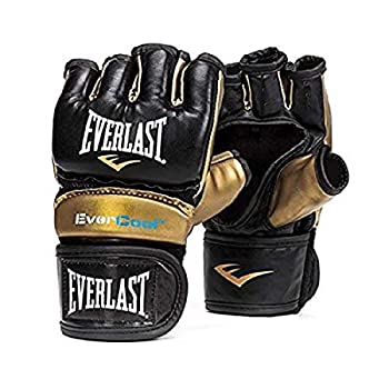 【中古】【インポート品・未当て嵌める】Everlast P00000663黒いこと/ゴールドML Everstrike 形づくる地球儀 黒いこと/ゴールド ML スポーツ器具-フィットネス・トレーニング-トレーニンググローブ