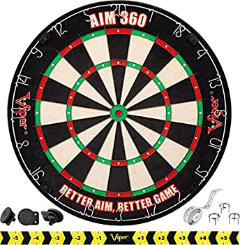【中古】【輸入品・未使用】Viper by GLD Products AIM 360 トーナメントブリストルスチールチップダーツボードセット 42-6008 141［並行輸入］