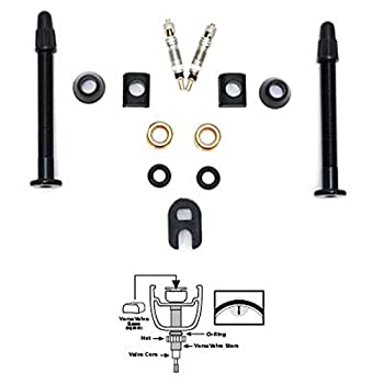 【中古】【インポート品・未当て嵌める】オレンジ色消印Cycling Versa Tubeless Valve