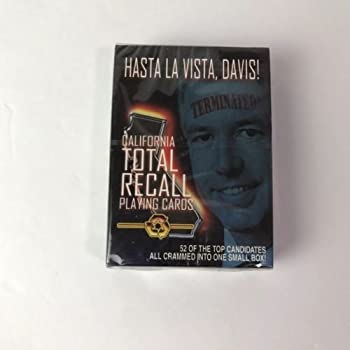 【中古】【輸入品・未使用】Hasta La Vista DavisカリフォルニアTotal Recall Playing Cards