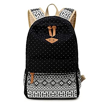 【中古】【輸入品・未使用】LIZAIDA MENENDEZ Geometry Dot Casual Canvas Backpack Bag%ｶﾝﾏ%Fashion Cute Lightweight Backpacks for Teen Young Girls Boys%ｶﾝﾏ%Cute Ligh｜ムジカ＆フェリーチェ店