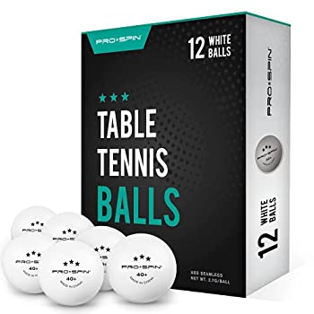 【中古】【インポート品・未当て嵌める】prospin-usa 40?粍 Ping Pong Balls???12容器に並べる???白いことまたはオレンジテーブルテニスボール 12-pack 白いこと