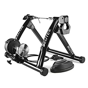【中古】【輸入品・未使用】DEUTER (ドイター) 室内用 バイクトレーナー ポータブル エクササイズ 自転車用 磁気スタンド [並行輸入品] (black-wire controller)