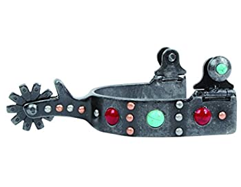 【中古】【インポート品・未当て嵌める】(Kids%ｶﾝﾏ% Red) - Professional\u0027s Choice Stone Dot Spurs