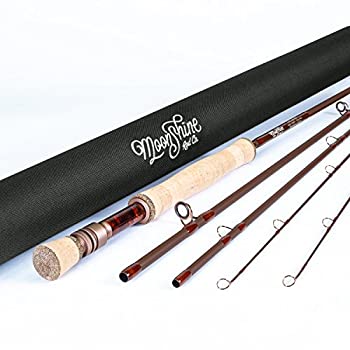 【中古】【輸入品・未使用】MoonshineロッドCo。The DrifterシリーズFly釣りロッド 4WT 8'6%ﾀﾞﾌﾞﾙｸｫｰﾃ% 4PC｜ムジカ＆フェリーチェ店