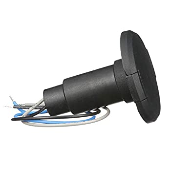 【中古】【インポート品・未当て嵌める】Attwood Lightarmor Plug In Light Base 3 Pin Black