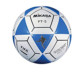 【中古】【輸入品・未使用】Mikasa FT5 ゴールマスター サッカーボール ブルー/ホワイト サイズ5｜ムジカ＆フェリーチェ店