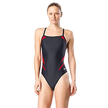 【中古】【インポート品・未当てはめる】Speedo Tone Setter Splice Flyback%ｶﾝﾏ% Black/Red%ｶﾝﾏ% 28